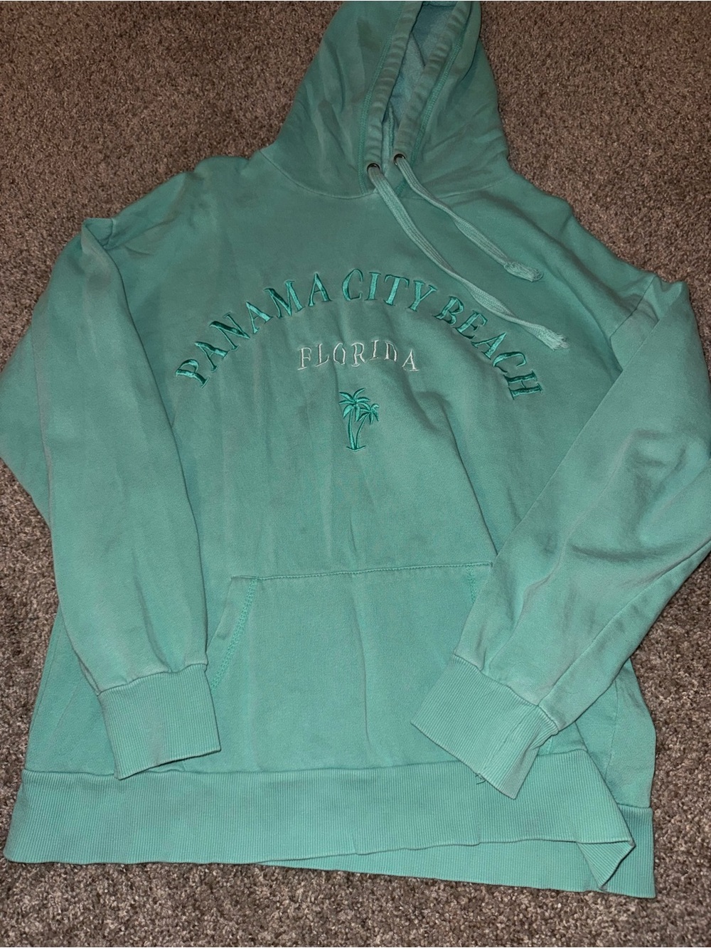 Ocean Drive Mint Green Hoodie with Logo